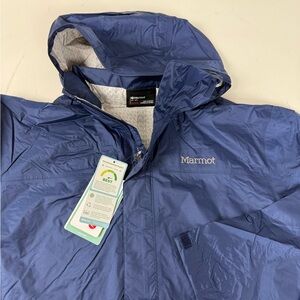 Marmot Precip Eco NanoPro Waterproof Windbreaker Jacket NWT Packable NWT New